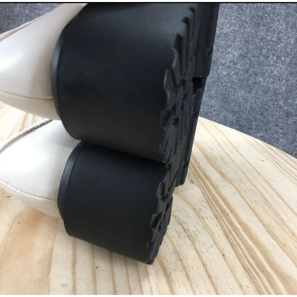 Wild Fable Shoes Womens 9 Platform Loafer White Faux Leather Casual Comfort - Picture 6 of 14